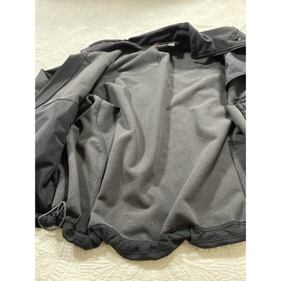 Eddie Bauer Men’s Softshell Jacket Fleece Lined Black Full Zip Size M - Picture 3 of 8